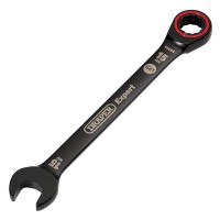 Draper Expert HI-TORQ Metric Ratchet Combination Spanner, 15mm, Black - 03888