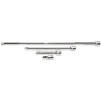 Draper Expert Extension Bar Set, 1/2\" Square Drive Polished Chrome (4 Piece) - 16769