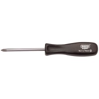 Draper Expert Cross Slot Mechanics Screwdriver, No.1 x 75mm - 19532
