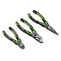 Draper Expert High Leverage Plier Set, Green (3 Piece) - 28035