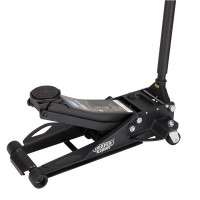 Draper Expert Professional Low Profile Fast Lift Garage Trolley Jack, 3 Tonne, Black - 28464