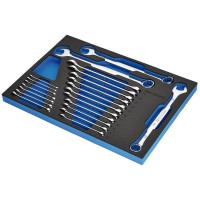 BUNKER Open End Spanner Set in EVA Foam Inlay (21 Piece) - 29450