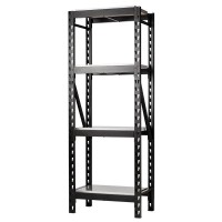 BUNKER 4 Tier Racking with Stainless Steel Shelving, 750mm - 32486