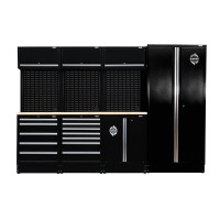 BUNKER Modular Storage Combo with Hardwood Worktop (15 Piece) - 32519