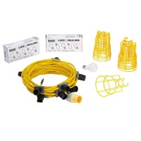 Defender LED ES Festoon Lights Kit - 110V 100W 22m - E89811
