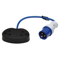 Defender Fly Lead Converter - 230V 16A 2 x 13A - E85302