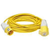 Defender Extension Lead - 110V Yellow 1.5mm� 16A 14m - E85111