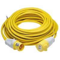 Defender Extension Lead - 110V Yellow 2.5mm� 16A 25m - E85233