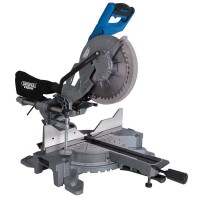 Draper Expert Double Bevel Sliding Compound Mitre Saw, 255mm, 2000W 230V - 79899