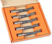 UJK Straight Router Cutter - 12.7mm dia x 50mm cut x 1/2 shank (5pc) - 111660