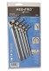 BONDHUS HP5-IC-60B Hex Pro Pivot Head Wrench Set - 5 pcs - 3/16"-3/8", 00060