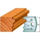 CMT SPINDLE MOULDER CUTTERS - Knives and Limiters 40mm - profile 033 - 690.033 - 691.033 Package