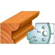CMT SPINDLE MOULDER CUTTERS - Knives and Limiters 40mm - profile 043 - 690.043 - 691.043 Package