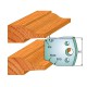 CMT SPINDLE MOULDER CUTTERS - Knives and Limiters 40mm - profile 100 - 690.100 - 691.100 Package