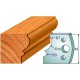 CMT SPINDLE MOULDER CUTTERS - Knives and Limiters 40mm - profile 105 - 690.105 - 691.105 Package