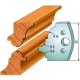 CMT SPINDLE MOULDER CUTTERS - Knives 50mm - profile 541 Knives Only (690.541)
