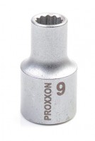 Proxxon 1/2\" Drive Socket for XZN Screw - 9mm - 23304