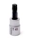 Proxxon 3/8" Drive Socket with Torx Bit - T45 - 23589