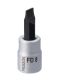 Proxxon 3/8" Drive Socket with Slotted Bit - 8mm - 23593