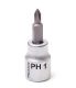 Proxxon 3/8" Drive Socket with Phillips Bit - PH1 - 23594