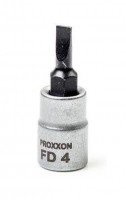 Proxxon 1/4\" Drive Socket with Slotted Bit - 4mm - 23737