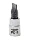 Proxxon 1/4" Drive Socket with Slotted Bit - 8mm - 23742