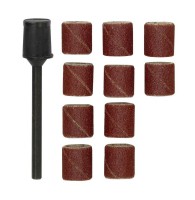 Proxxon Sanding Drums with Mandrel 14mm 120 Grit 10pc - 28978