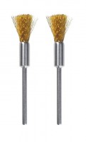 Proxxon Brass Wire Brush 8mm 2pc - 28961