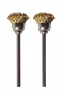 Proxxon Brass Wire Brush 13mm 2pc - 28963