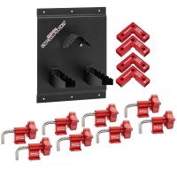 Woodpeckers Clamping Square PLUS MINI Squares with CSP Clamps and Rack-It - CSP-M-RIK1