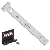 Woodpeckers 150mm Hook Rule with Rack-It - HR150-20