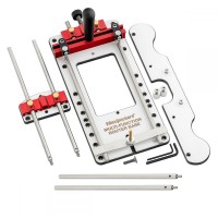 Woodpeckers Multi-Function Router Base - 10mm + 1/4\" Guide Rods, 12\" Ext\