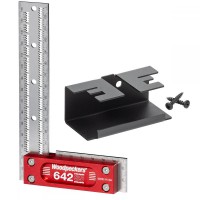 Woodpeckers Stainless Steel Square - 150mm with Rack-It - SSSQ-150-24